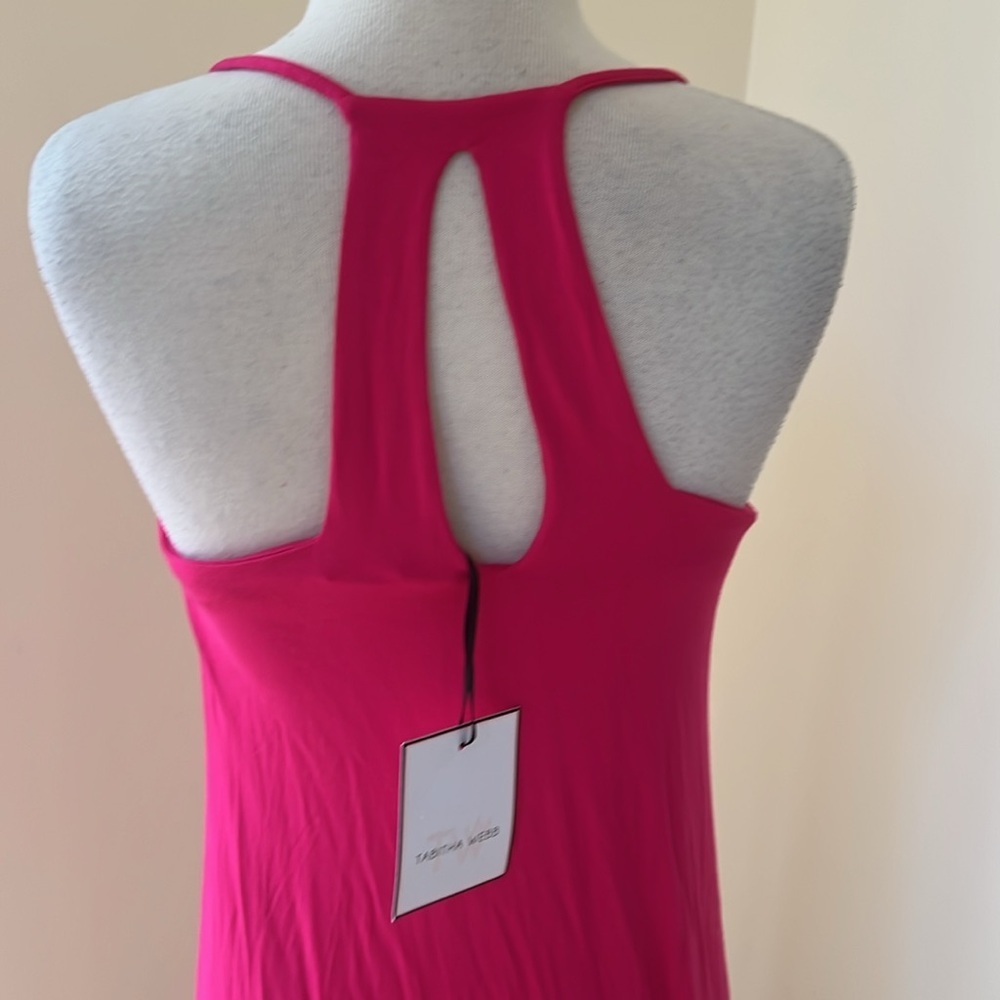 New! Tabitha webb pink medium high low dress. - Picture 4 of 11